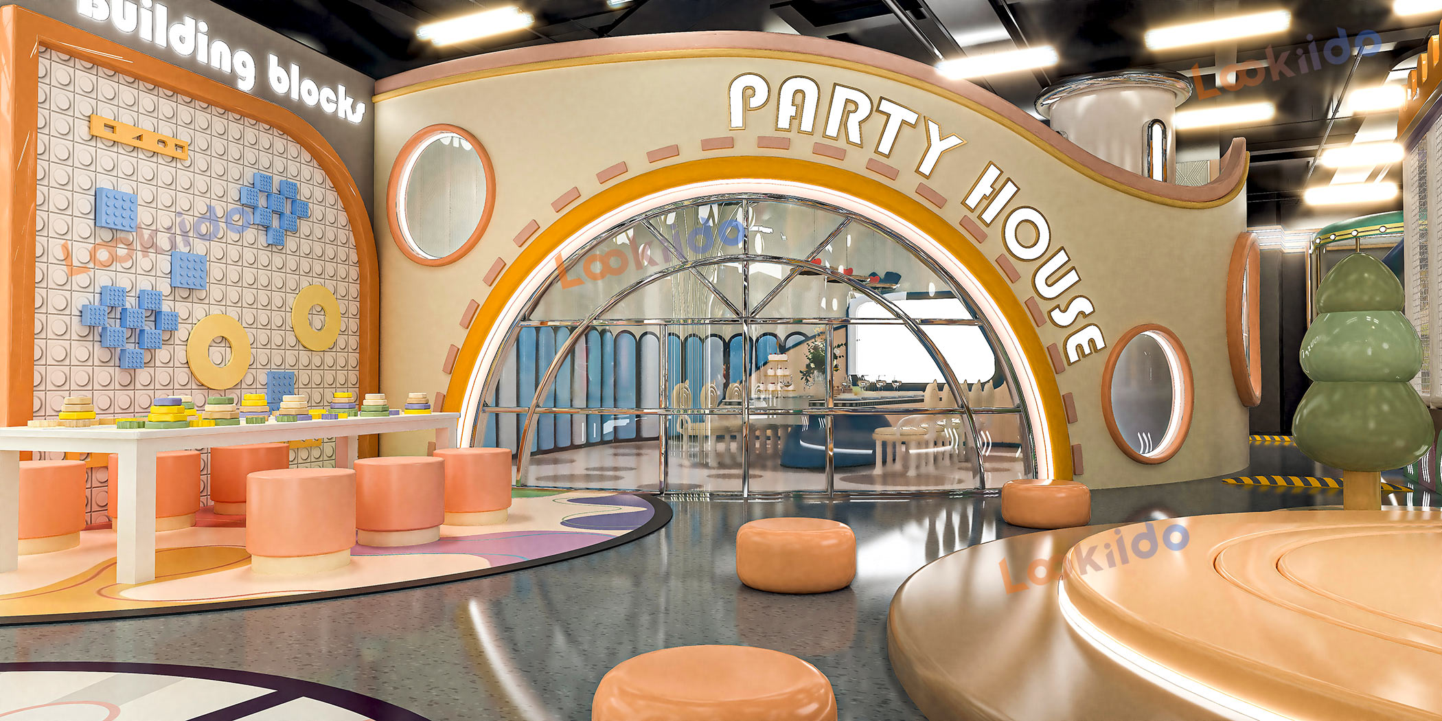 Customized Oasis: Luxury Textured Indoor Playground Equipment for UAE Middle Eastern Theme in Mall