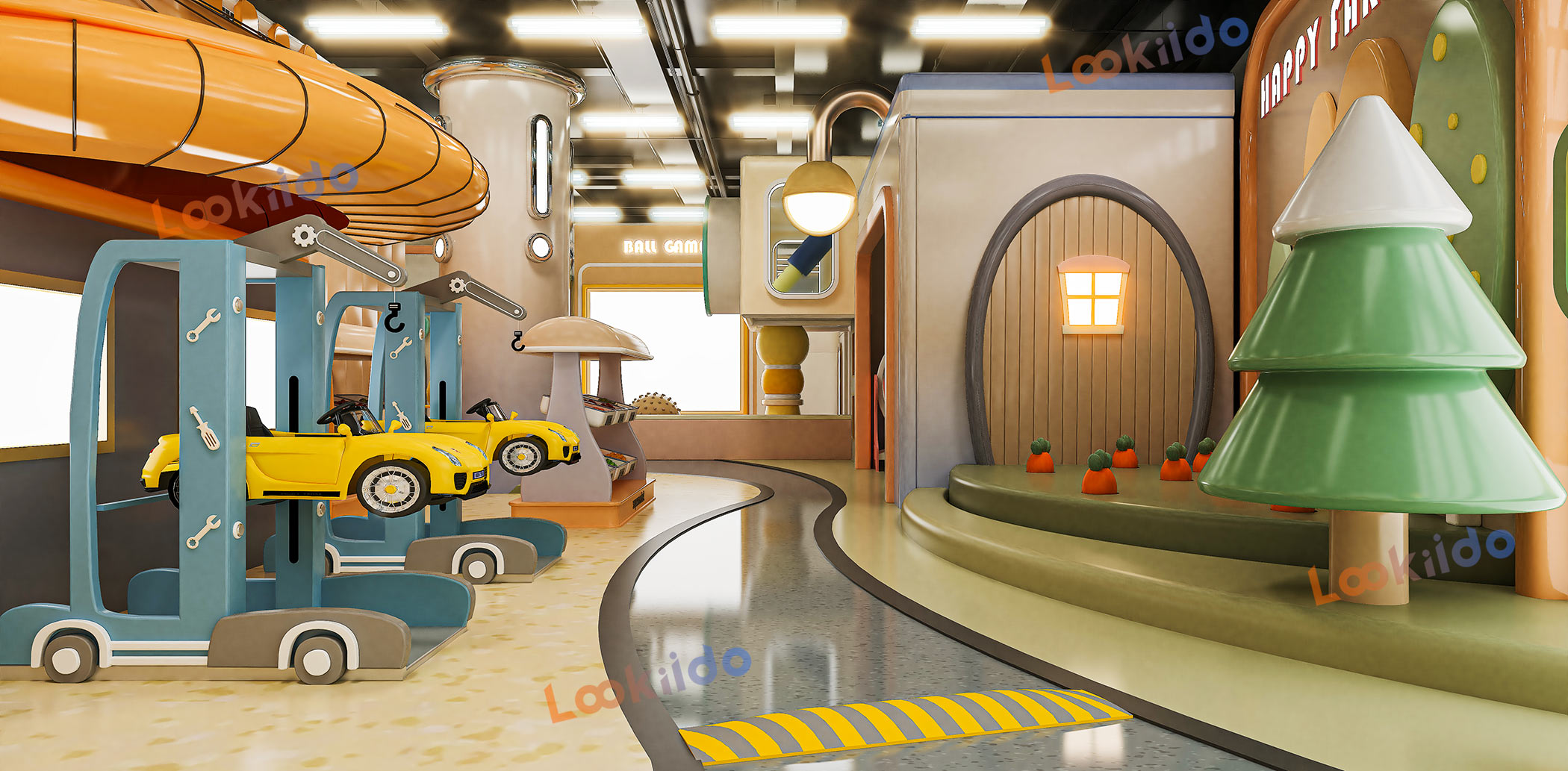 Customized Oasis: Luxury Textured Indoor Playground Equipment for UAE Middle Eastern Theme in Mall