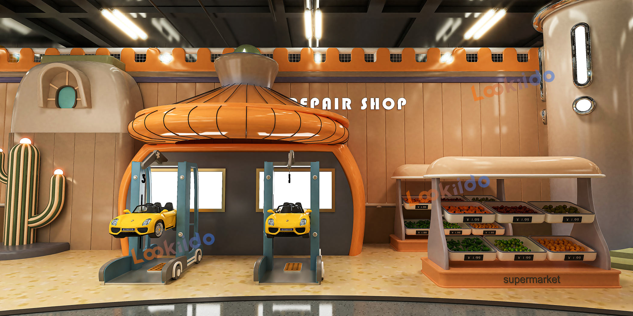 Customized Oasis: Luxury Textured Indoor Playground Equipment for UAE Middle Eastern Theme in Mall