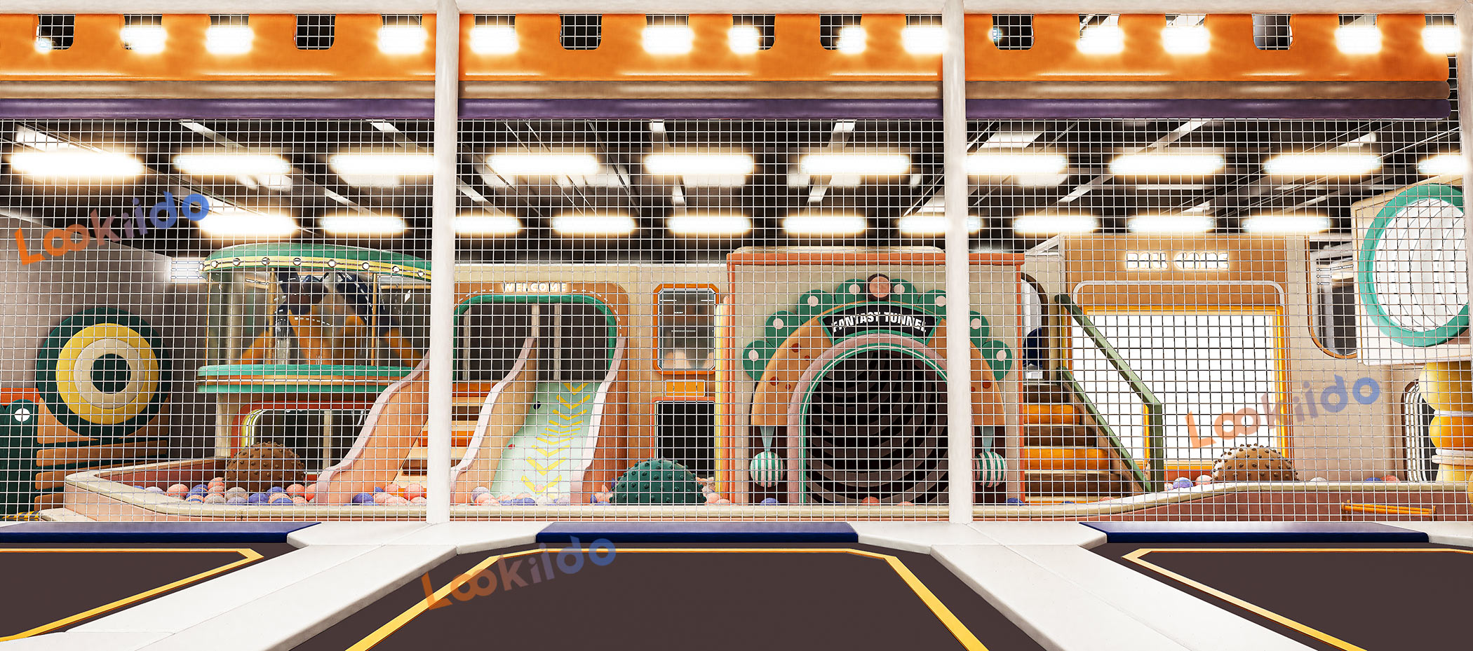 Customized Oasis: Luxury Textured Indoor Playground Equipment for UAE Middle Eastern Theme in Mall