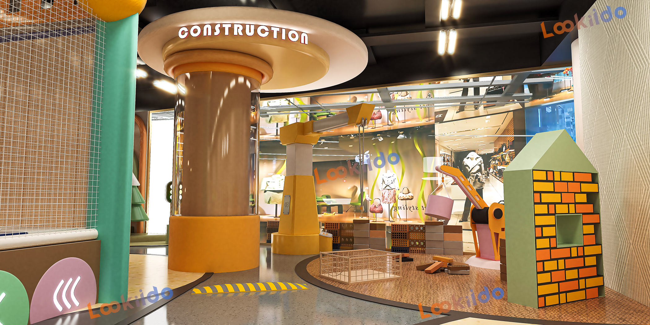 Customized Oasis: Luxury Textured Indoor Playground Equipment for UAE Middle Eastern Theme in Mall
