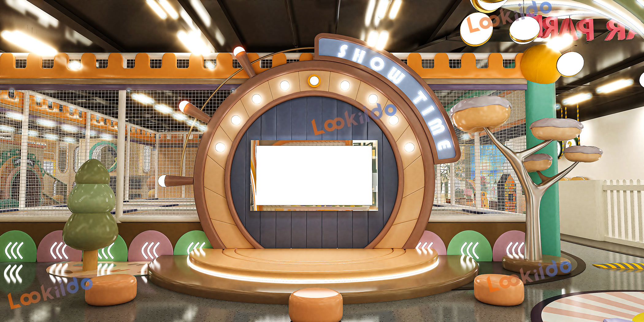 Customized Oasis: Luxury Textured Indoor Playground Equipment for UAE Middle Eastern Theme in Mall