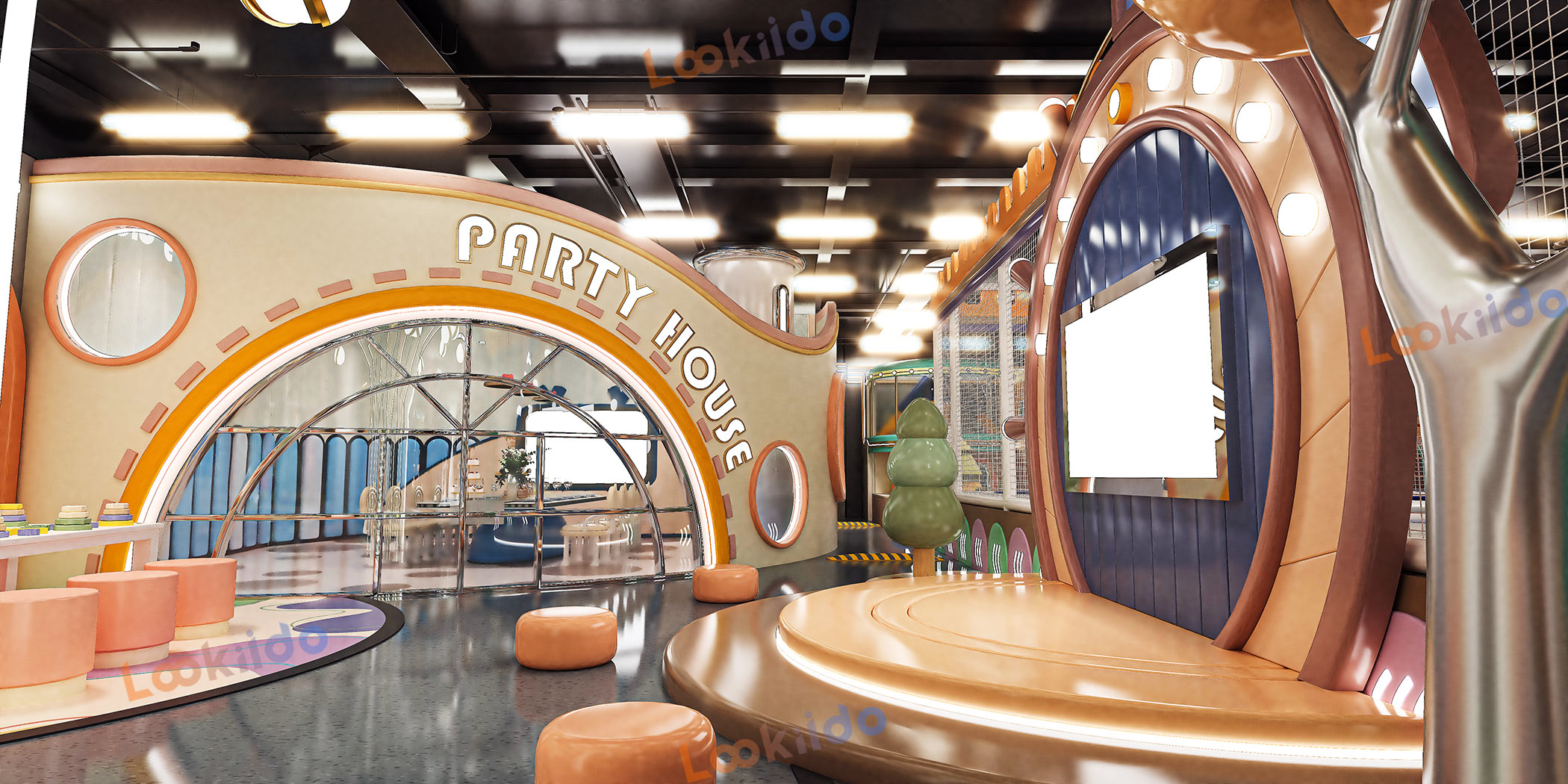 Customized Oasis: Luxury Textured Indoor Playground Equipment for UAE Middle Eastern Theme in Mall