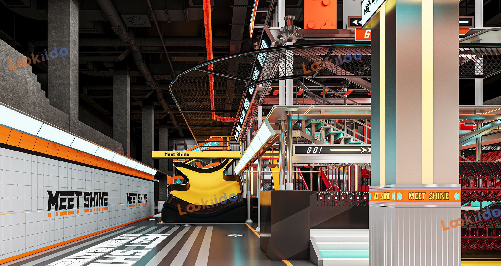 Adventure Sports Slide Complex Park Manufacturer with High Rope Course Equipment