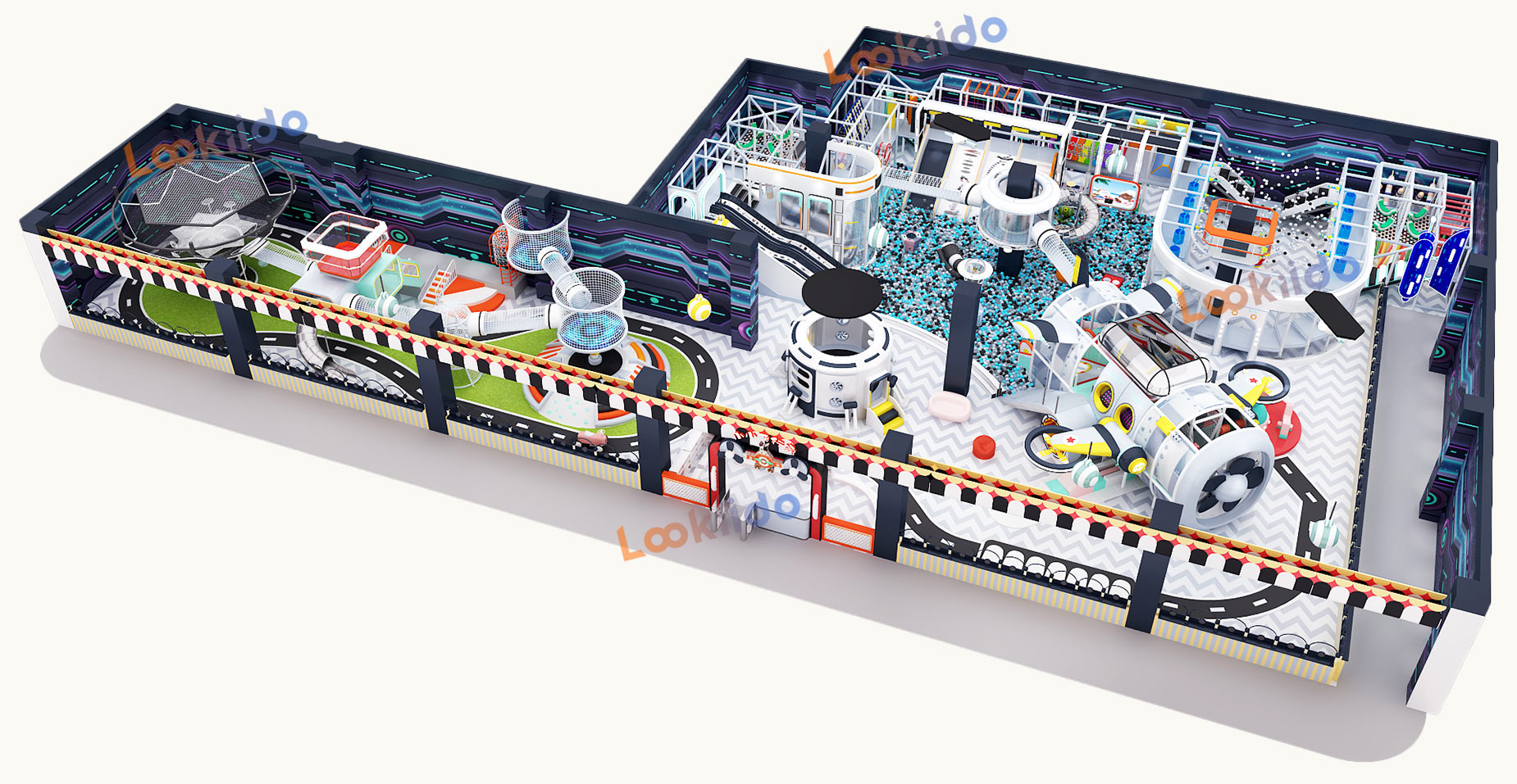 Cyber Cosmos: Immersive Tech Equipment Playground for Space Explorers Deep Customization