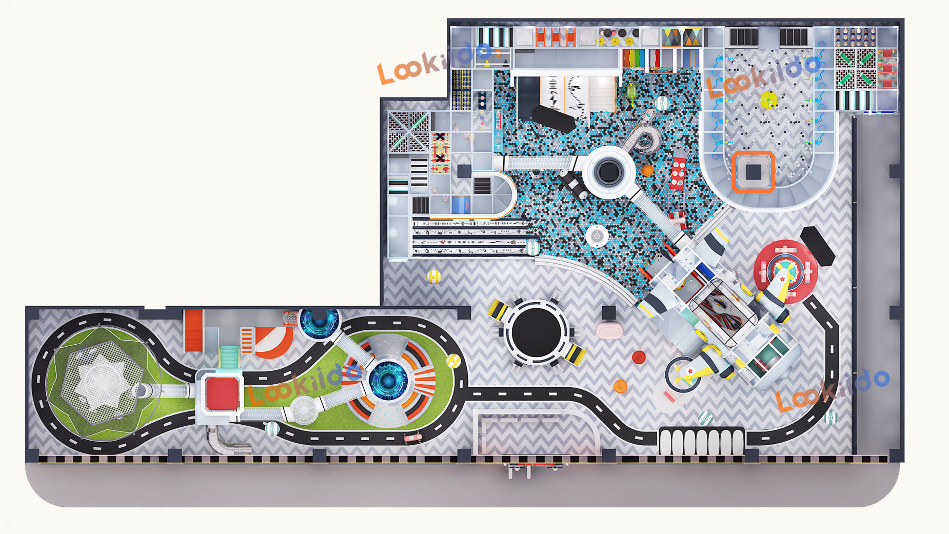 Cyber Cosmos: Immersive Tech Equipment Playground for Space Explorers Deep Customization