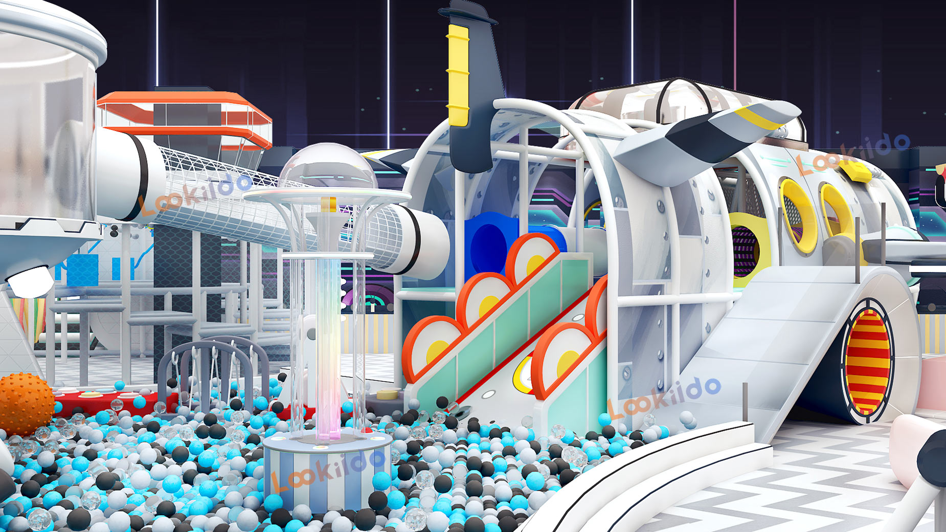 Cyber Cosmos: Immersive Tech Equipment Playground for Space Explorers Deep Customization