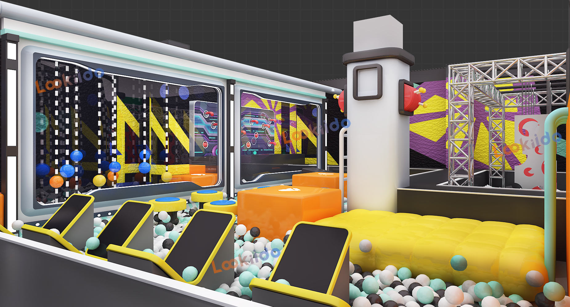 Cyber Cosmos: Immersive Tech Equipment Playground for Space Explorers Deep Customization