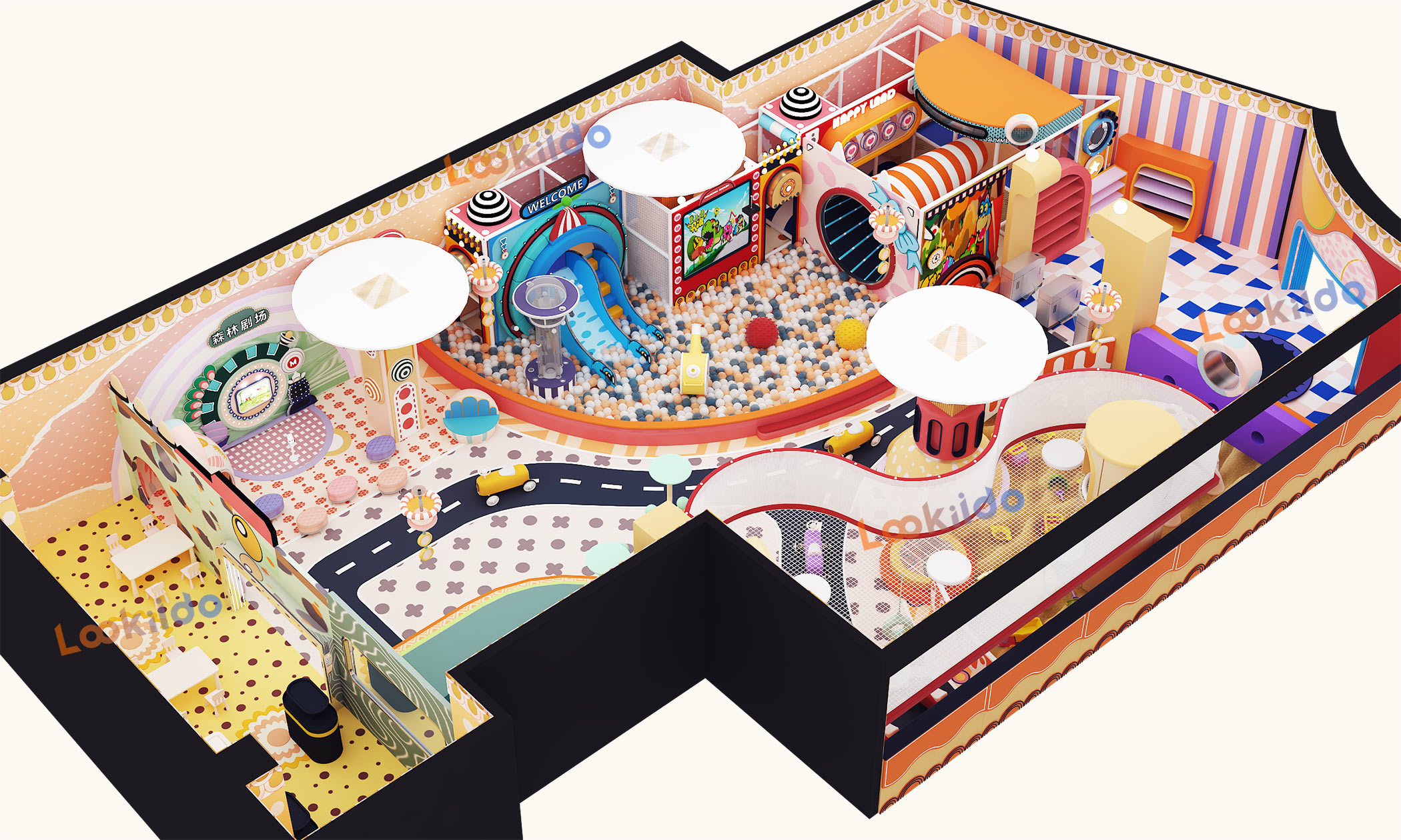 Happy Dino Den: Interactive Playground Early Learning Center Equipment China Suppliers