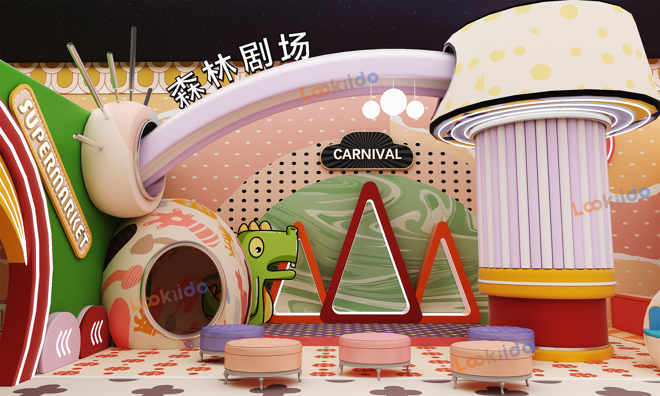Happy Dino Den: Interactive Playground Early Learning Center Equipment China Suppliers