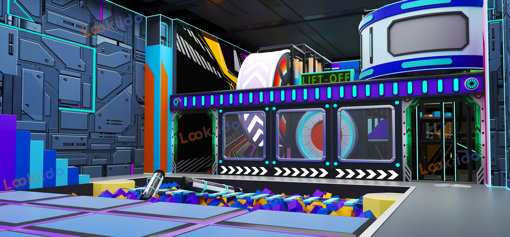 Urban Motion Nexus: Industrial Jump Climb Park Customized Equipment Factory