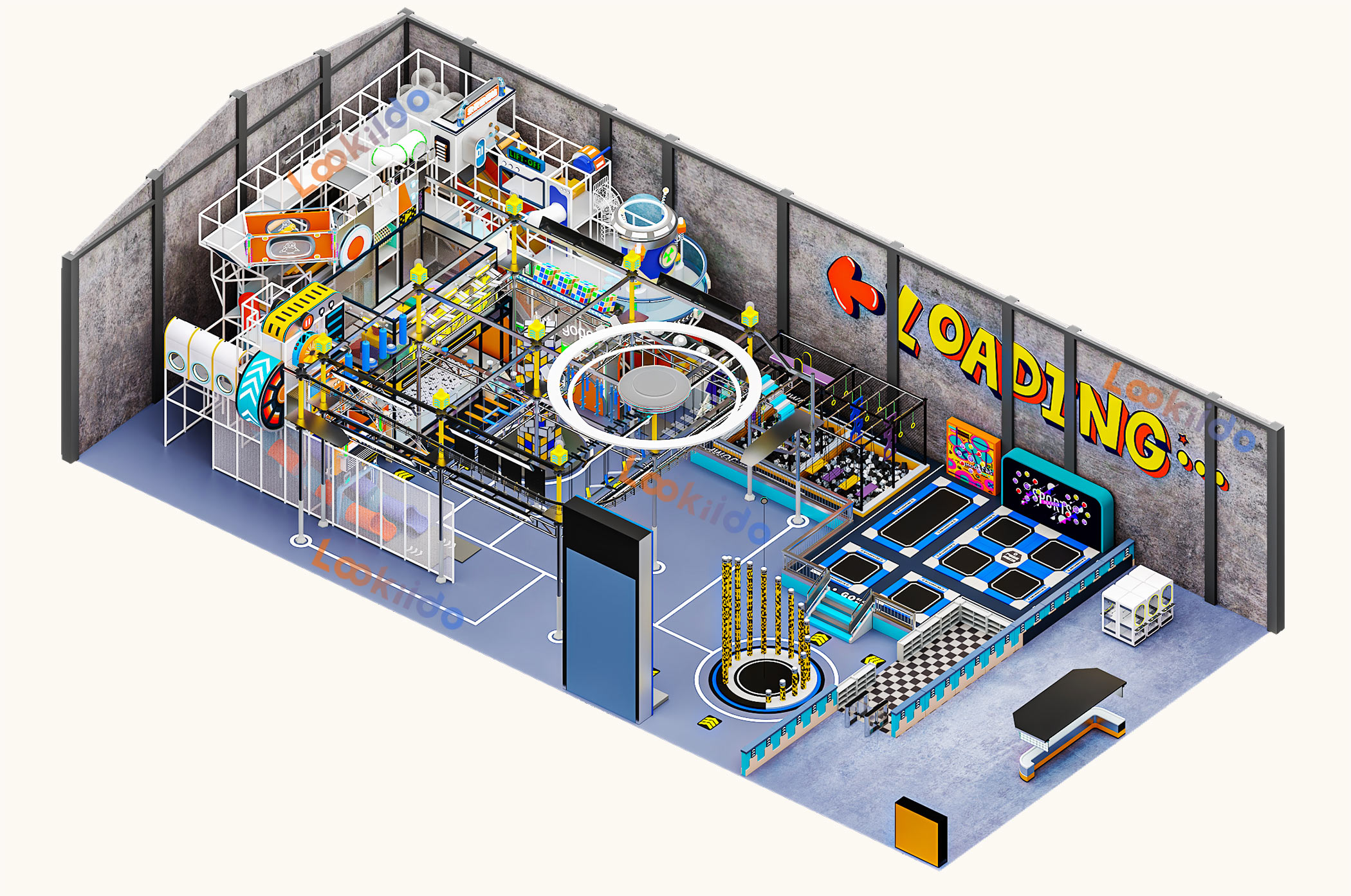The Alloy Arena: Dammam's Premier Metal-Themed Action Park Equipment Custom Projects for Saudi Arabia
