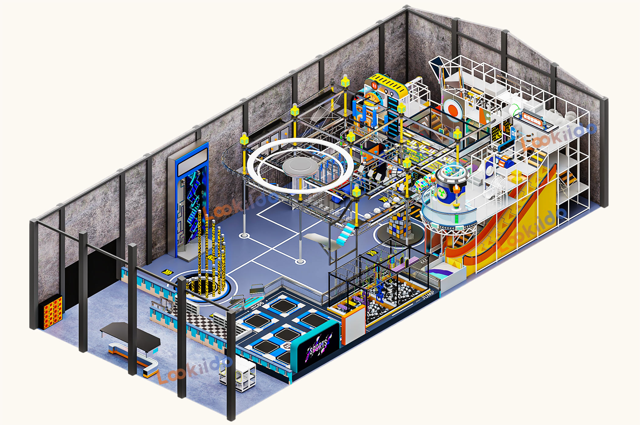 The Alloy Arena: Dammam's Premier Metal-Themed Action Park Equipment Custom Projects for Saudi Arabia