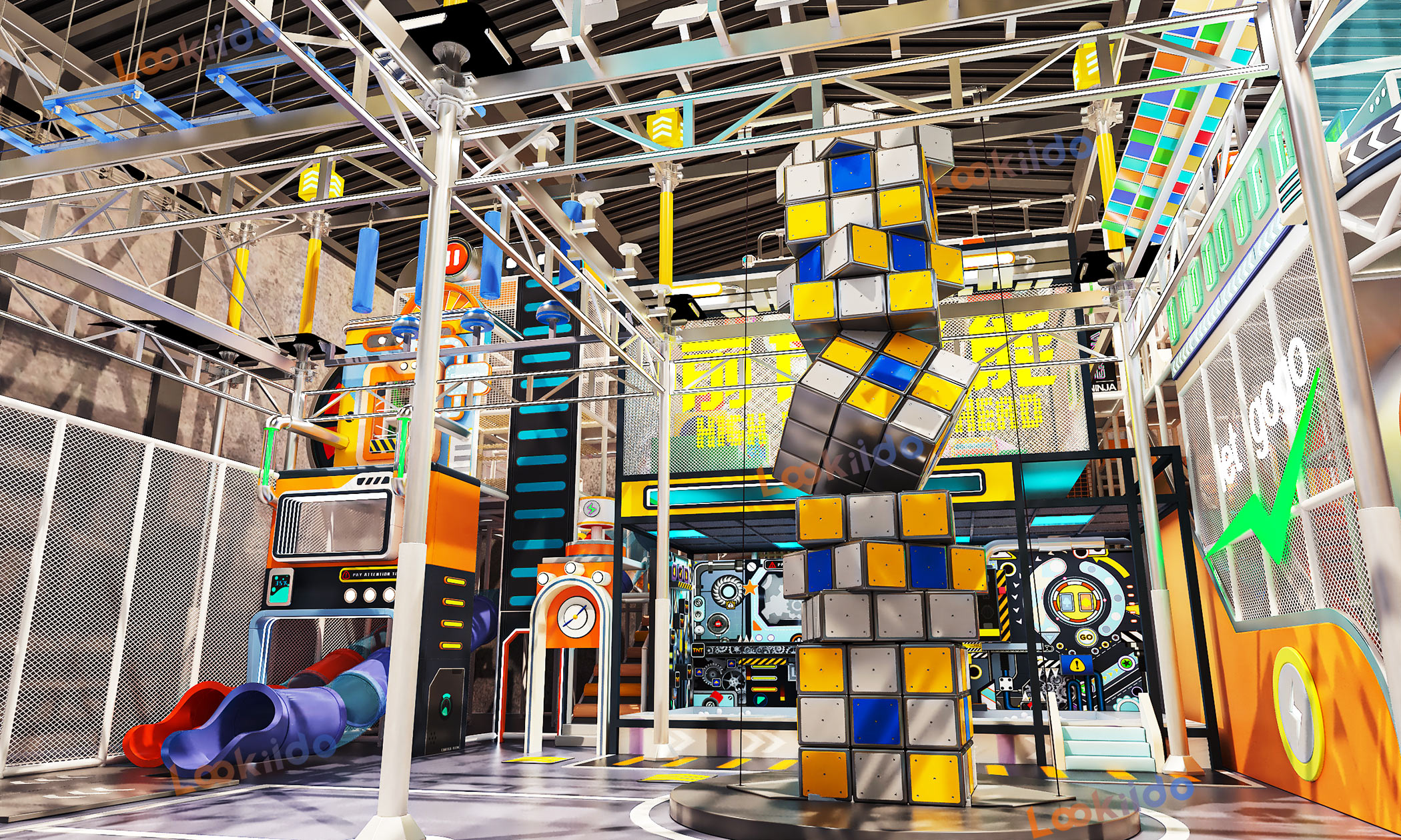 The Alloy Arena: Dammam's Premier Metal-Themed Action Park Equipment Custom Projects for Saudi Arabia