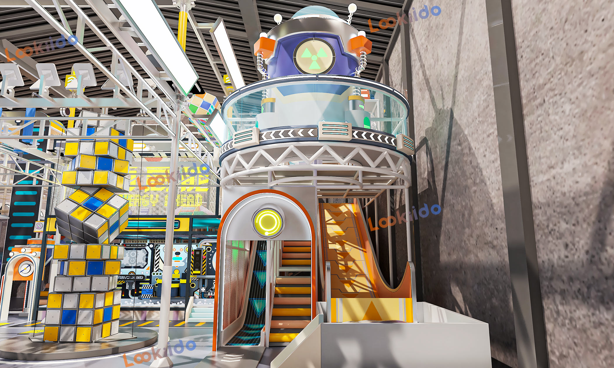 The Alloy Arena: Dammam's Premier Metal-Themed Action Park Equipment Custom Projects for Saudi Arabia