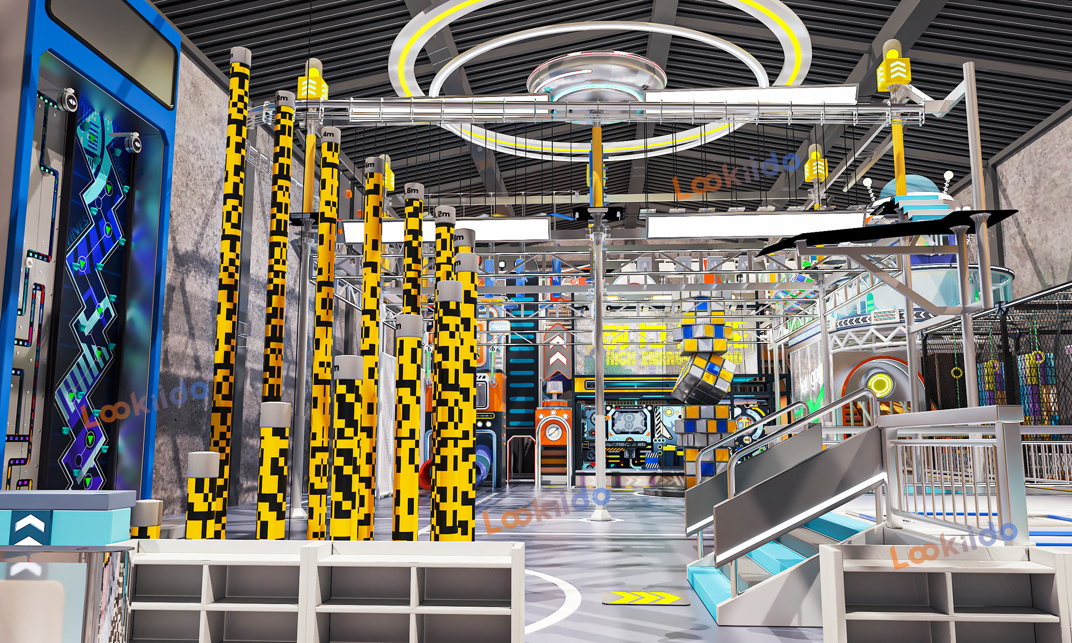 The Alloy Arena: Dammam's Premier Metal-Themed Action Park Equipment Custom Projects for Saudi Arabia