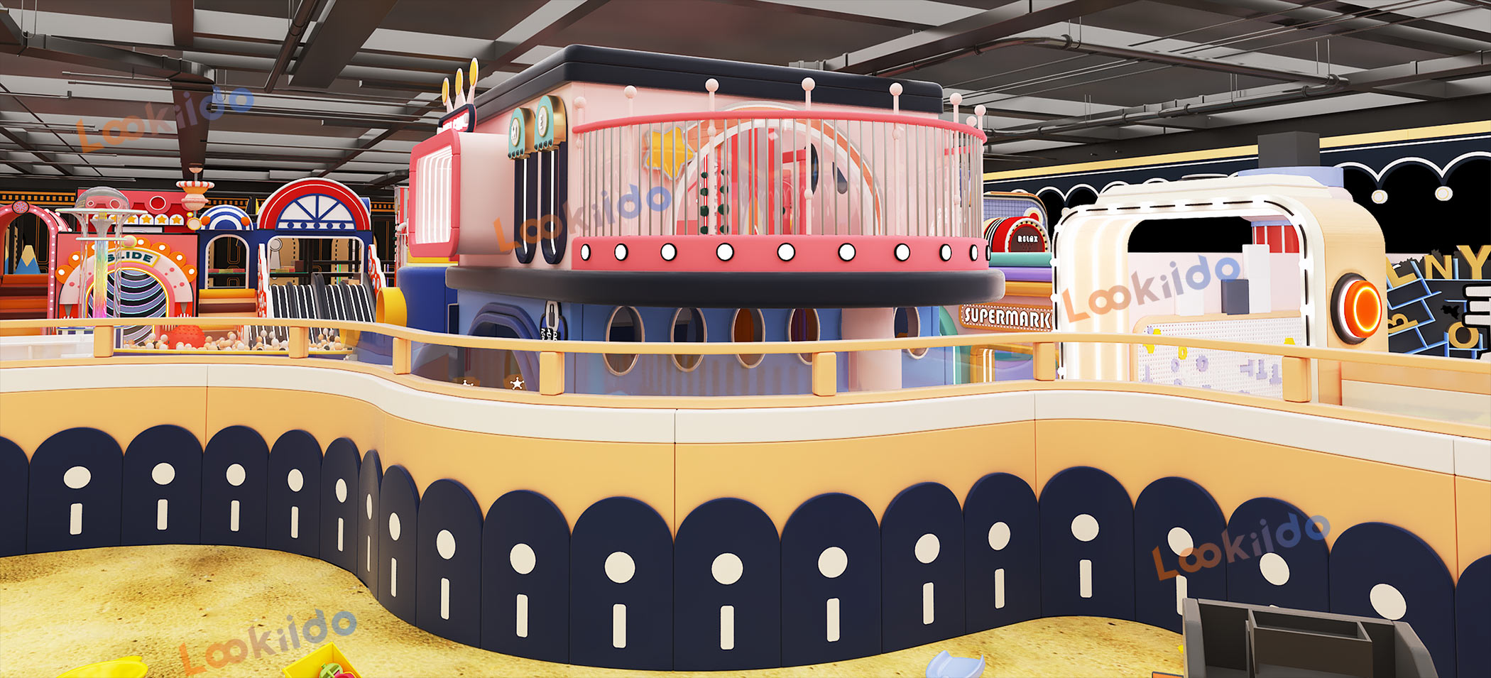 700sqm Metro-City FEC: High-Yield L-Shaped Playground Sports Complex Equipment Manufacturers