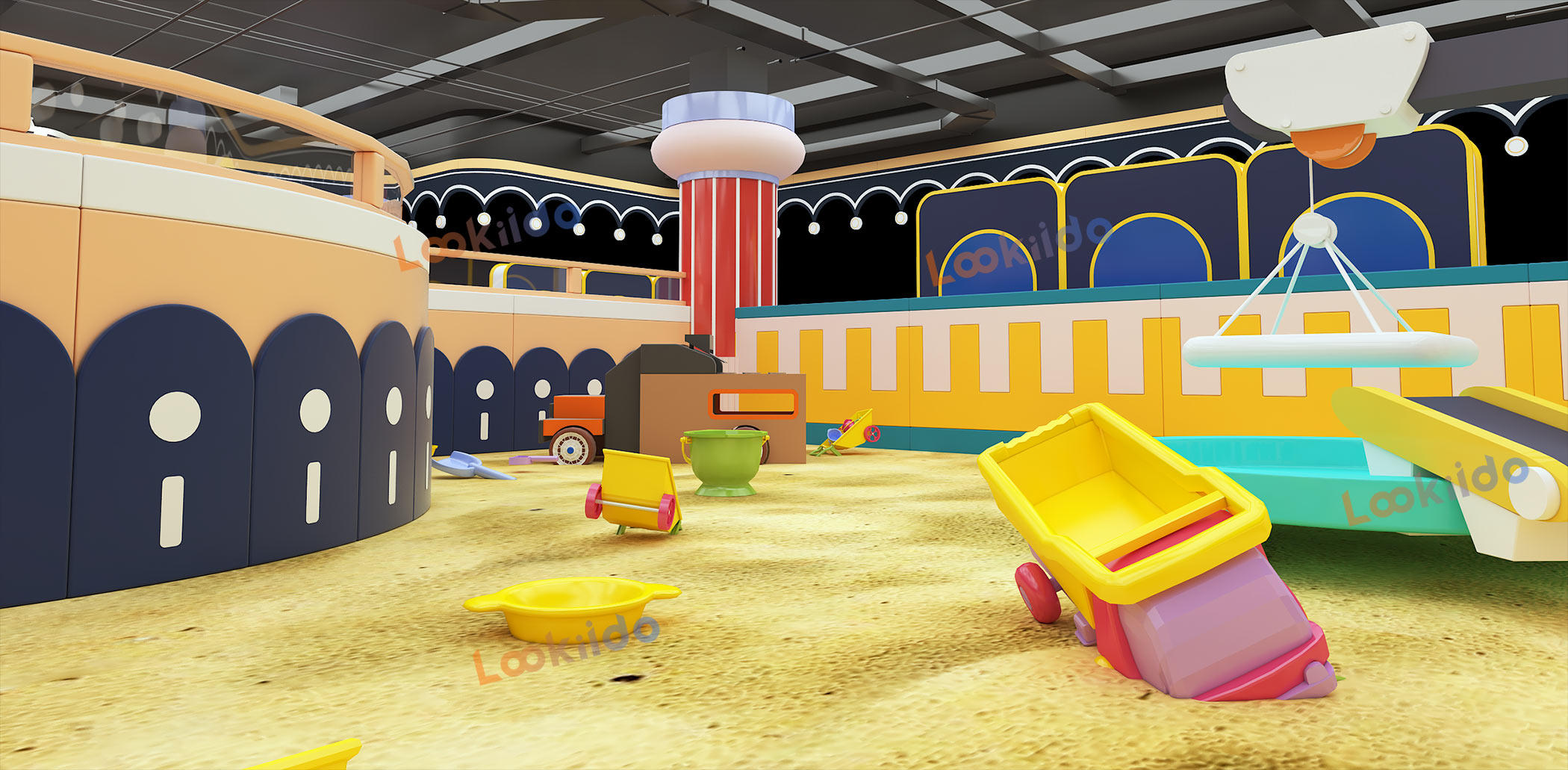 700sqm Metro-City FEC: High-Yield L-Shaped Playground Sports Complex Equipment Manufacturers