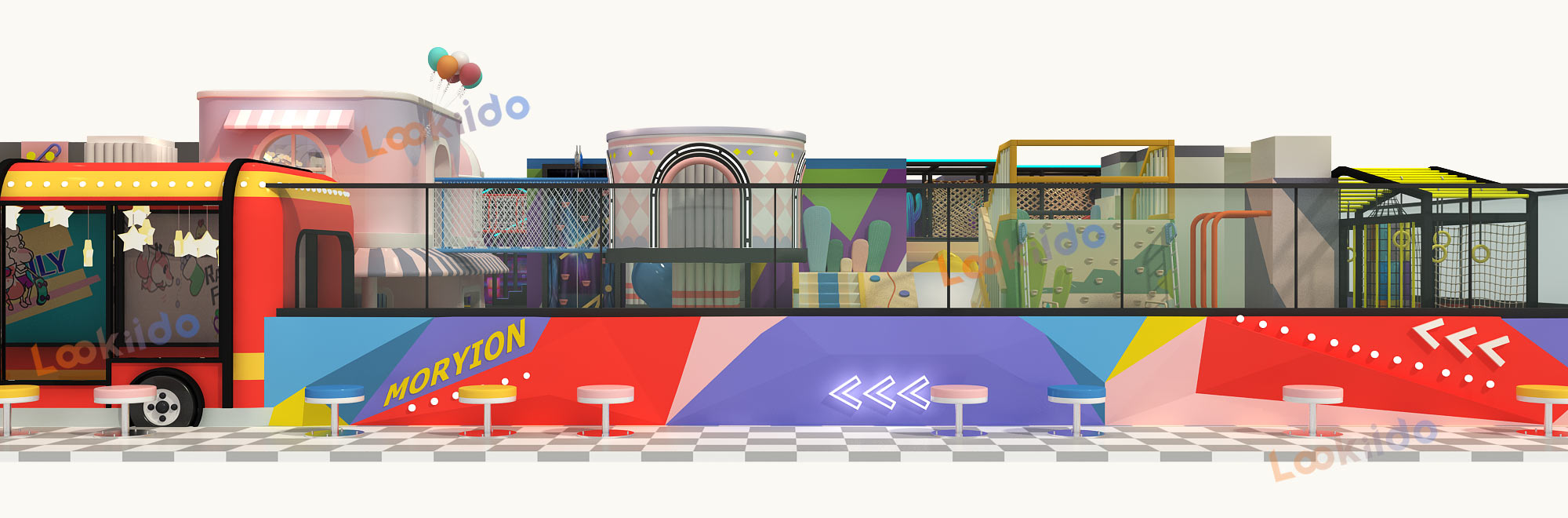 Dual-Theme Kids Playground Equipment Investment: Sunny Oasis Mysterious Desert Nights