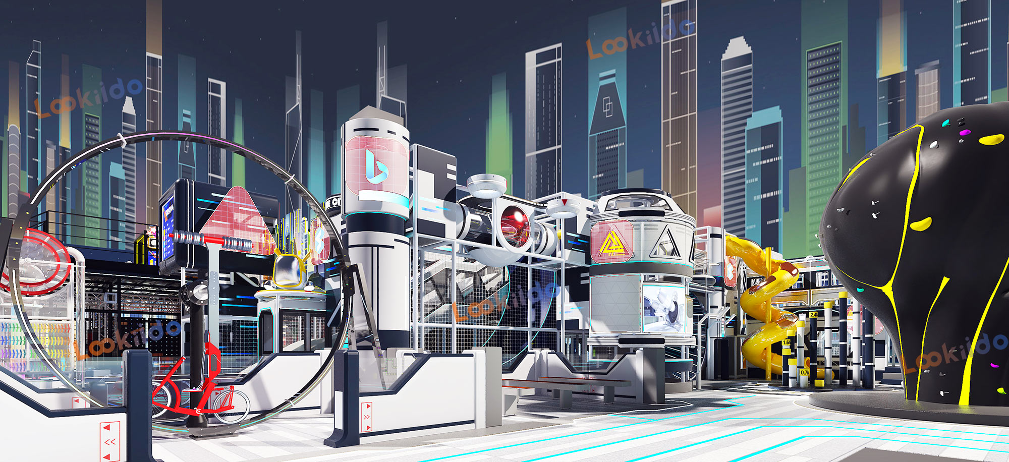 Stellar Gateway: Next-Gen Indoor Playground Equipment with Multi-Level Maze Arena Custom China