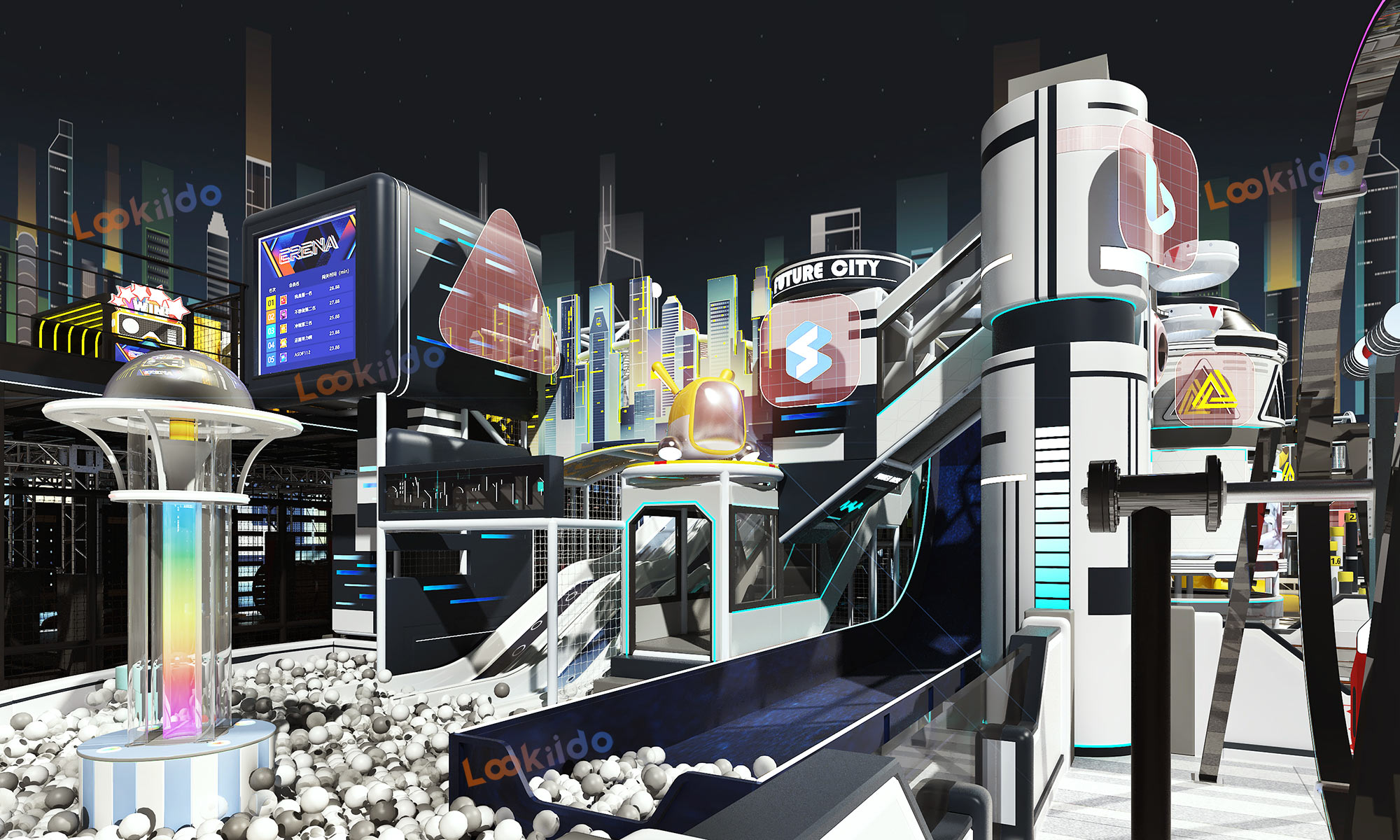 Stellar Gateway: Next-Gen Indoor Playground Equipment with Multi-Level Maze Arena Custom China