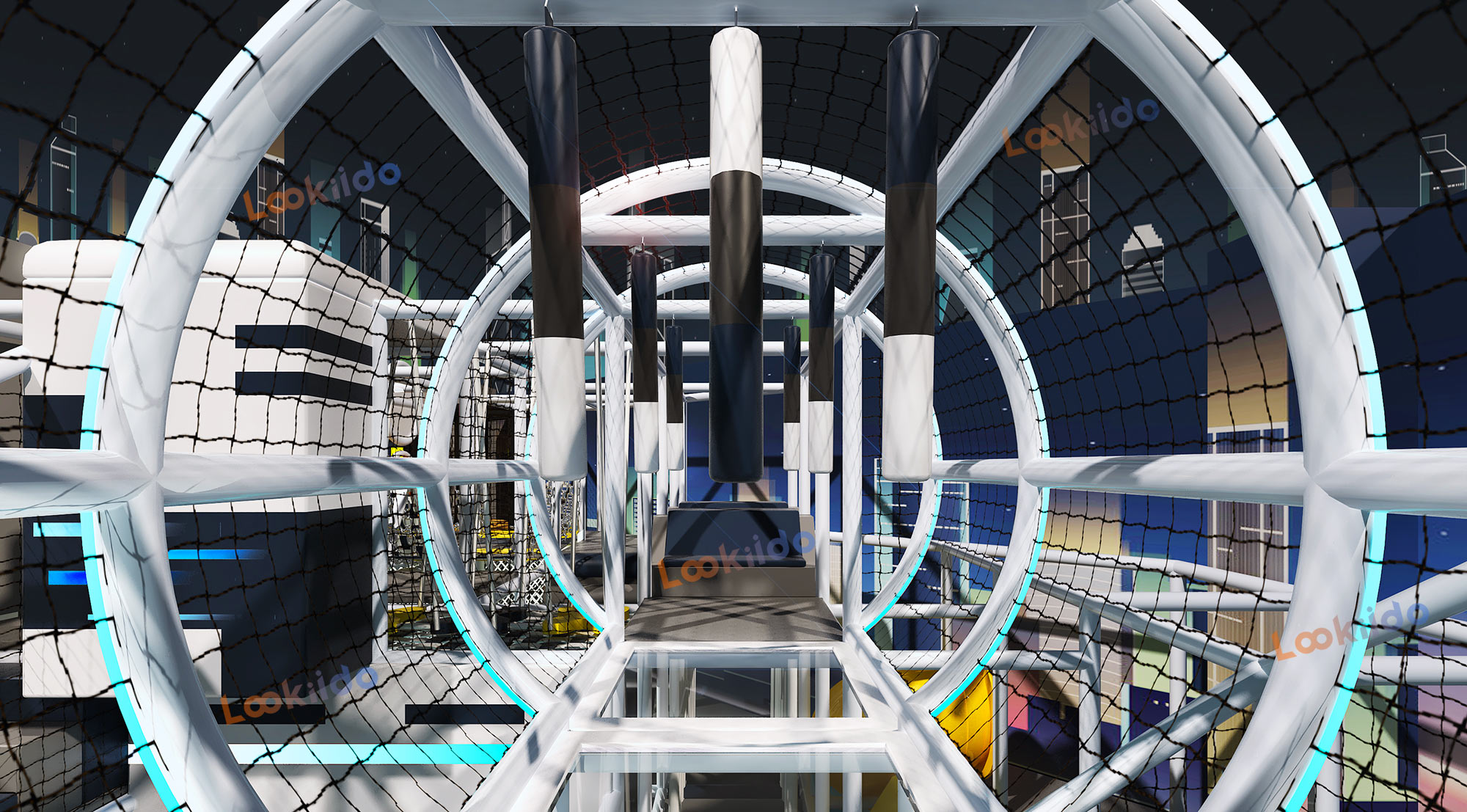 Stellar Gateway: Next-Gen Indoor Playground Equipment with Multi-Level Maze Arena Custom China