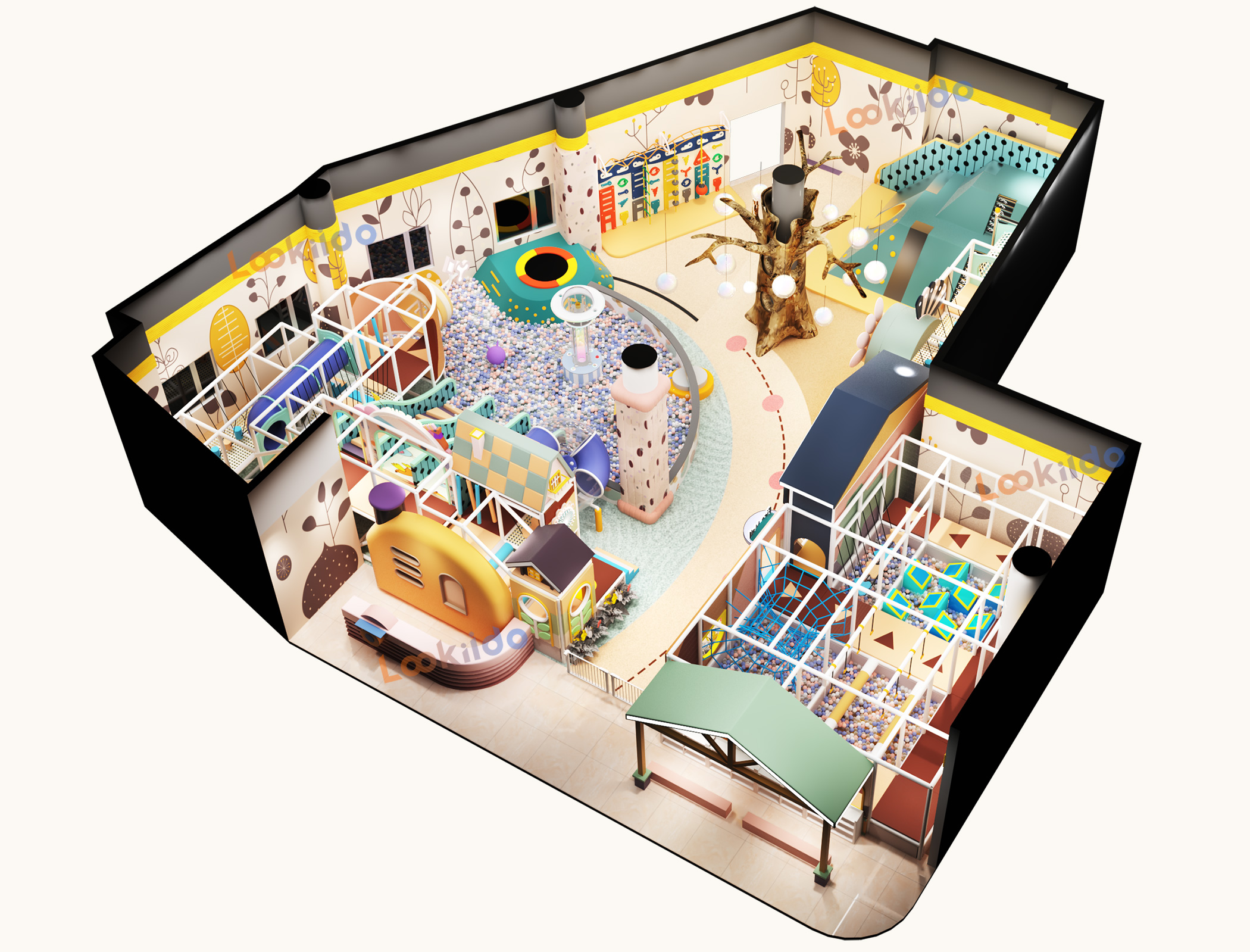 Whimsical Indoor Playground Design: A Complete Themed Investment Package for Family Entertainment Equipment