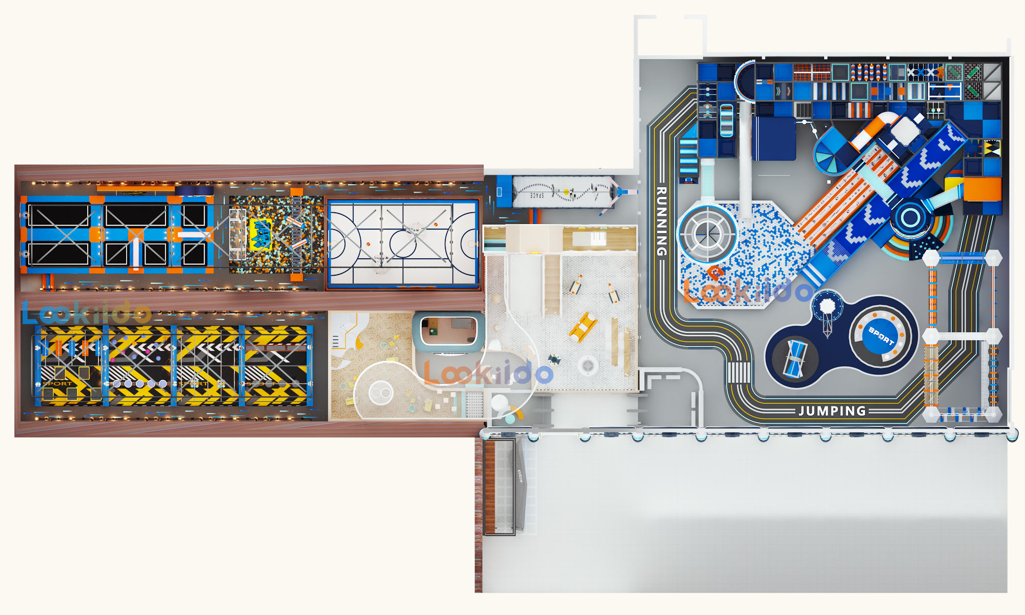 NEBULA X Future City: Where Three Worlds of Play Become One Investment Indoor Playground Equipment