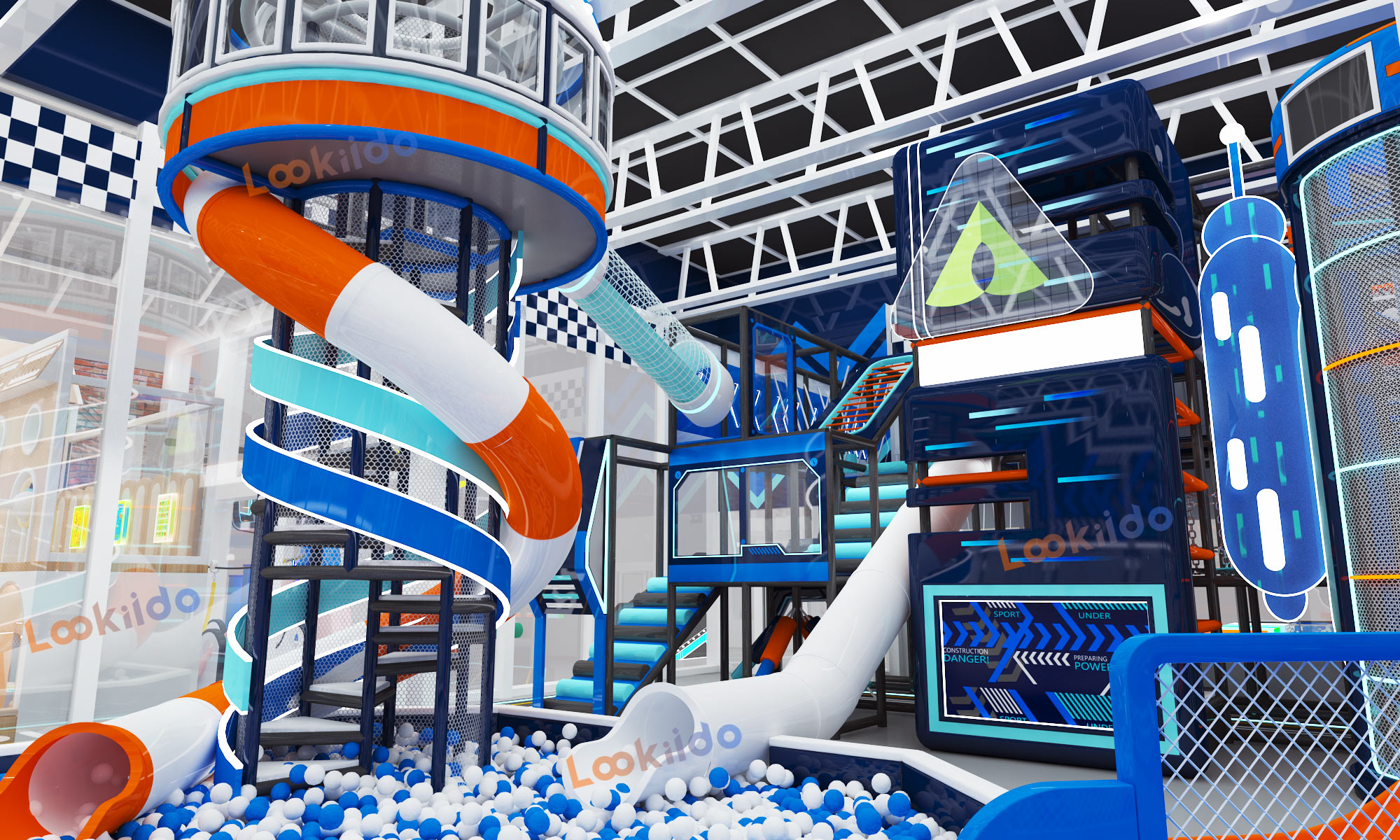 NEBULA X Future City: Where Three Worlds of Play Become One Investment Indoor Playground Equipment