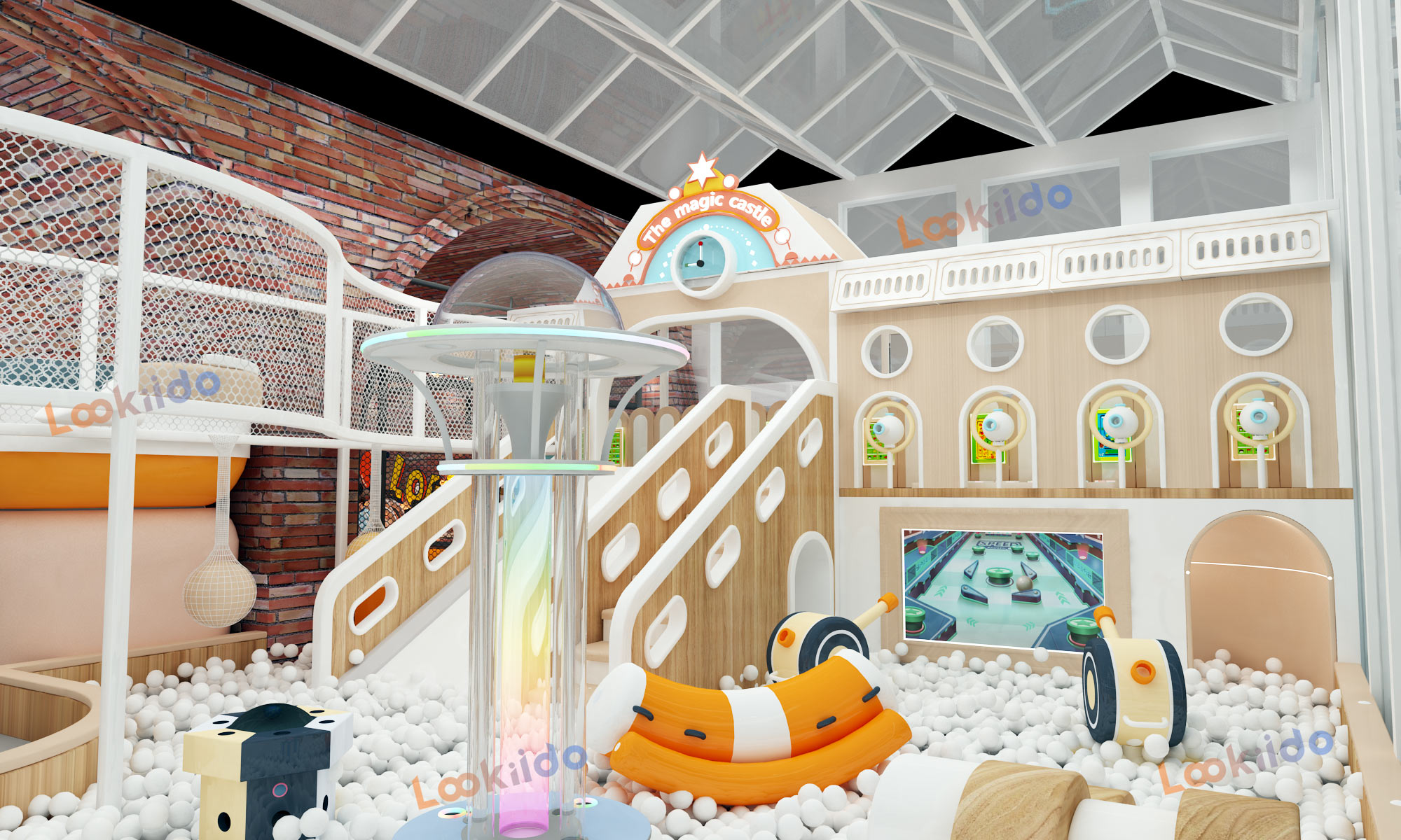 NEBULA X Future City: Where Three Worlds of Play Become One Investment Indoor Playground Equipment