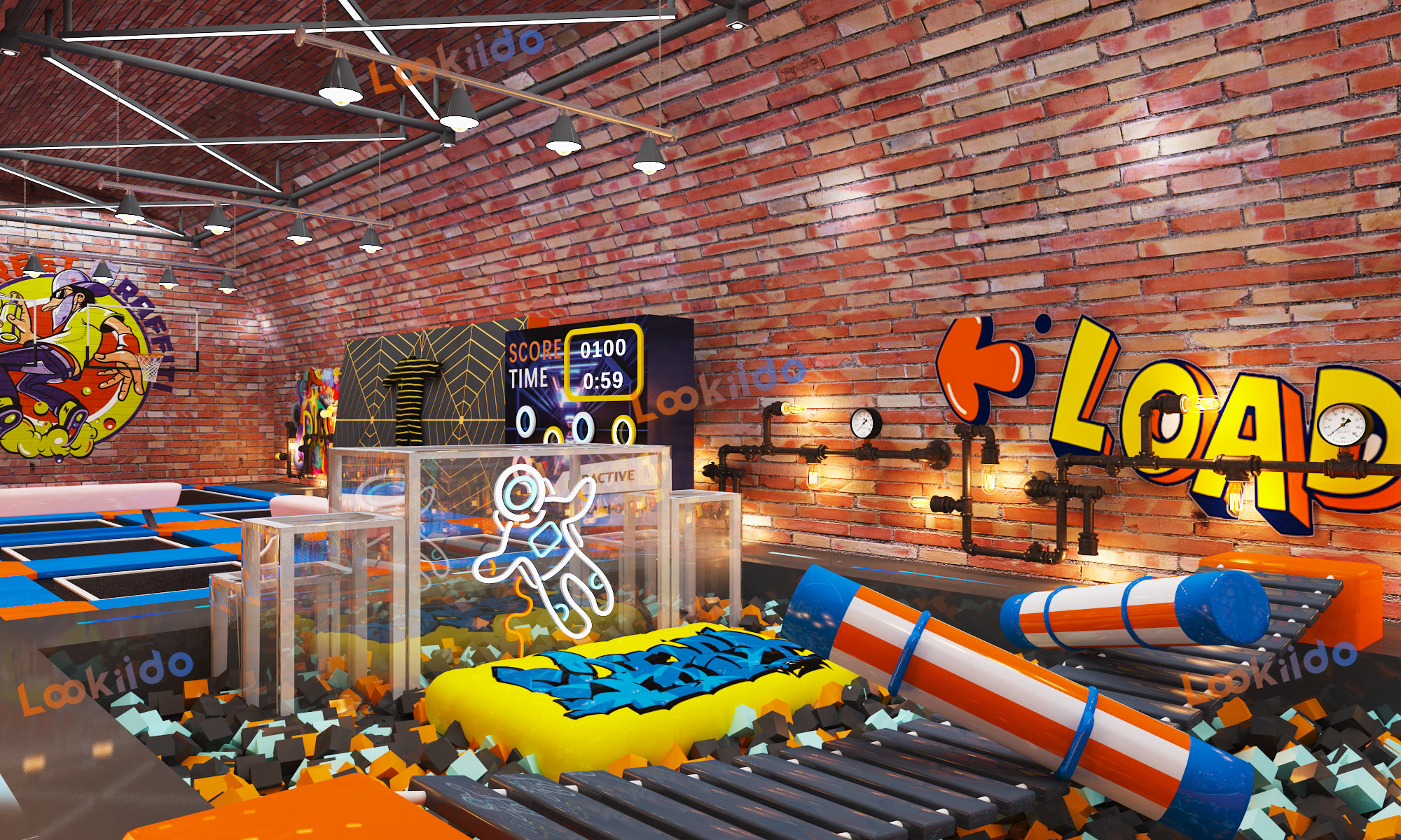 NEBULA X Future City: Where Three Worlds of Play Become One Investment Indoor Playground Equipment