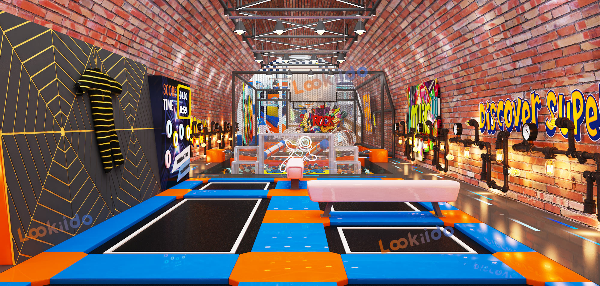 NEBULA X Future City: Where Three Worlds of Play Become One Investment Indoor Playground Equipment
