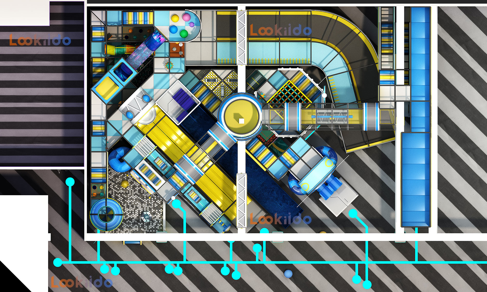 Magical Space Motion Playground: A Time-Shift Adventure Amusement Equipment for Ages 3-12