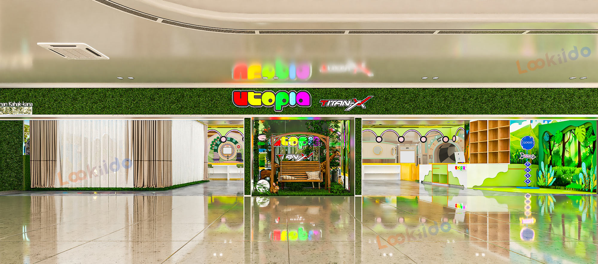 LEGO-Style Botanical Indoor Playground Manufacturers with Ride-On Cars for Ages 3-8