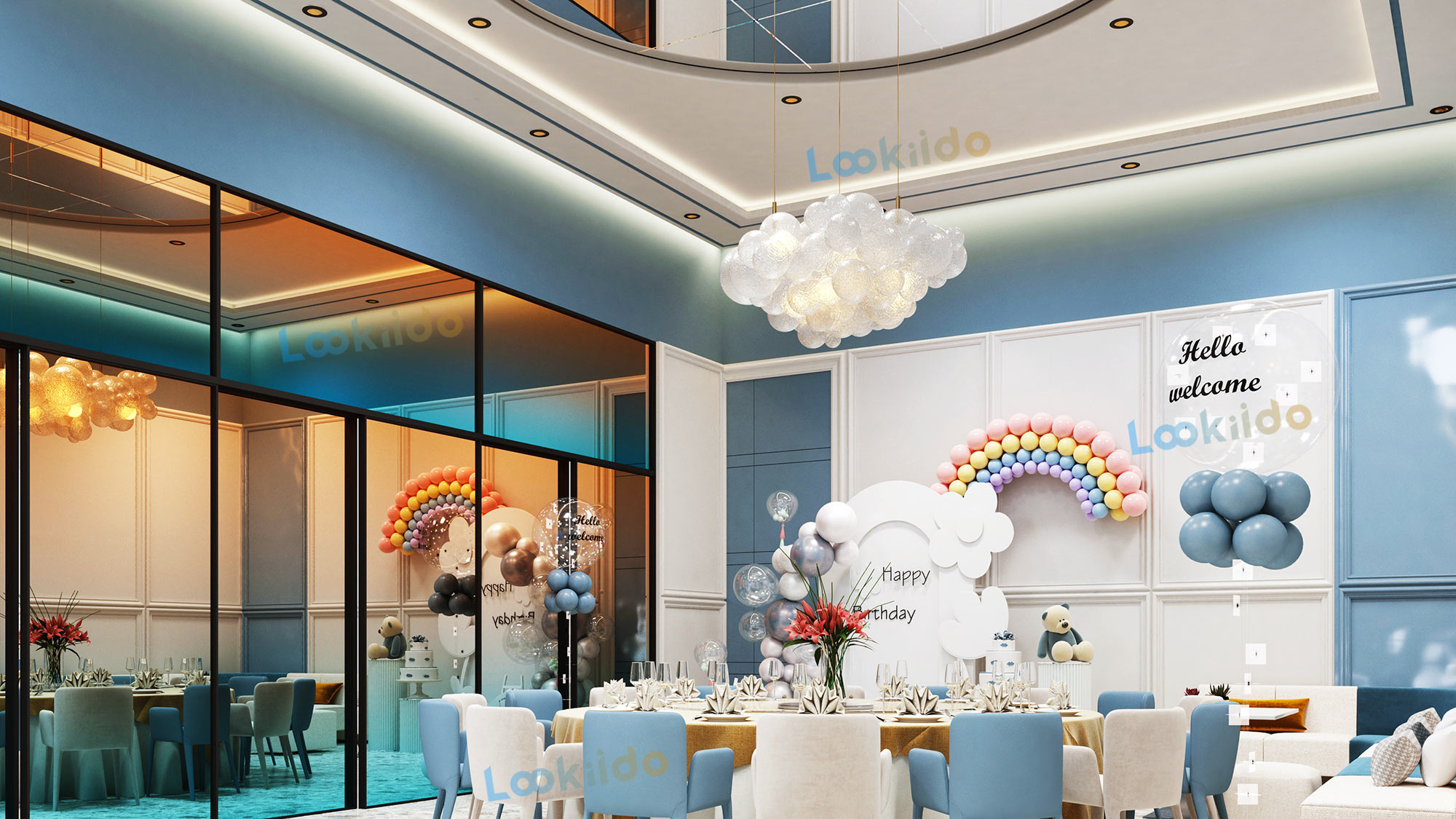 Luxury Family Entertainment Center with Dining and Arcade for High-Net-Worth Families