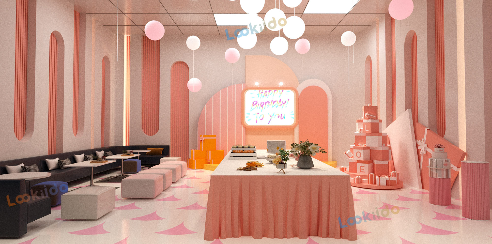 Luxury Family Entertainment Center with Dining and Arcade for High-Net-Worth Families