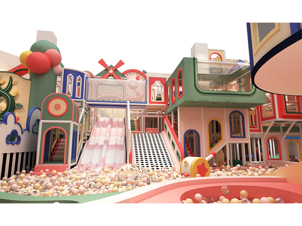 Customized Soft Play Indoor Play Area Bounce House Inside Amusement Fun Play Park Playground Equipment Jump Play Centre Factory