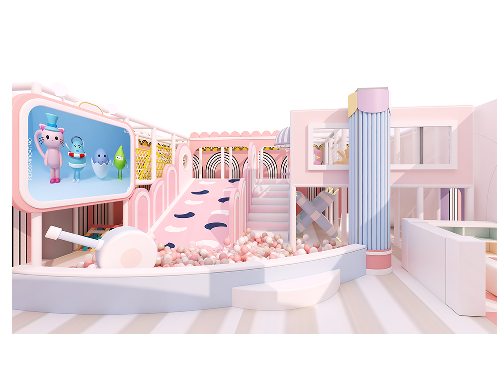 One-Stop Service Play Soft Play White Toddlers Climb Children Soft Play Sets Indoor Equipment Climb Playground Equipment Factory