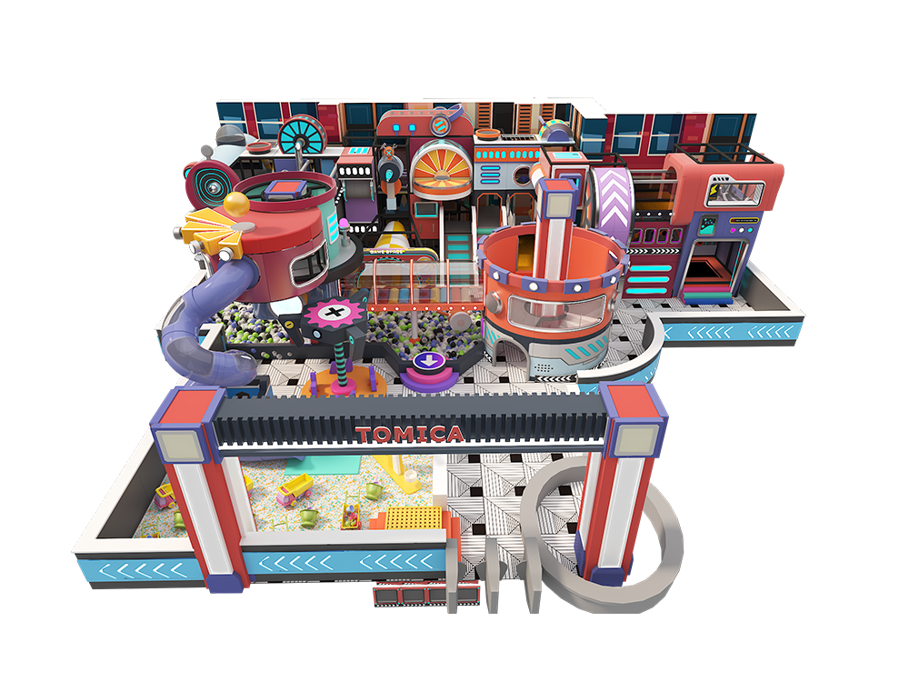 Indoor Theme Playhouse Children Playing House Kids Wooden Play House Indoor Playground Equipment Soft Play Area For Sale