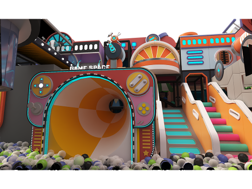 Indoor Theme Playhouse Children Playing House Kids Wooden Play House Indoor Playground Equipment Soft Play Area For Sale