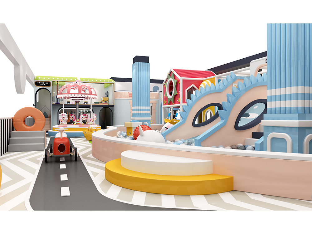 Indoor Playground Kids Amusement Park Customized Size Indoor Playground For Sale
