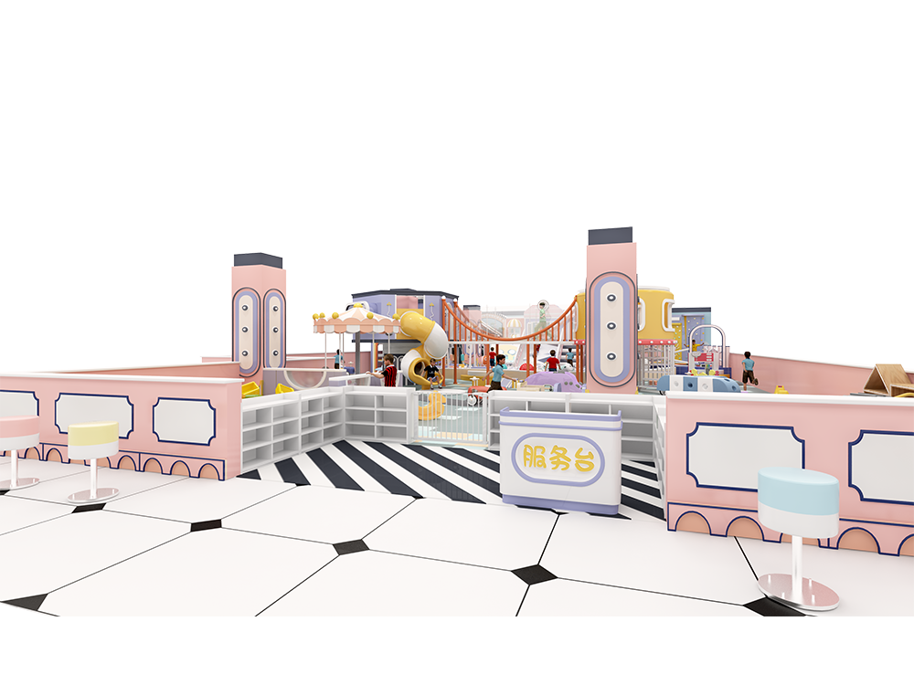 Factory Amusement Equipment Indoor Playground Maze Inside Soft Playgrounds For Kids Play House Indoor