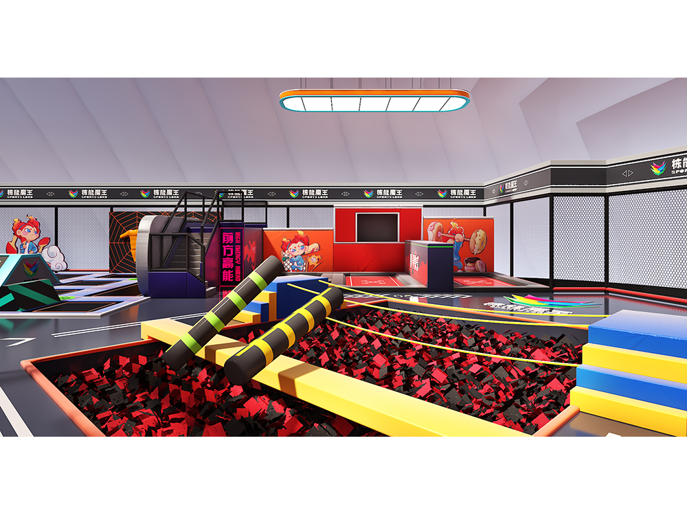Indoor Playground Design Customized Colorful New Style Children Entertainment Zone Indoor Playground With Trampolines For Sale