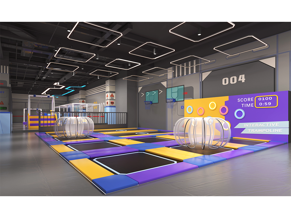 Indoor Playground Large Adult And Children Trampoline Park Ball Pools Amusement Facilities Sports Hall Soft Play Equipment