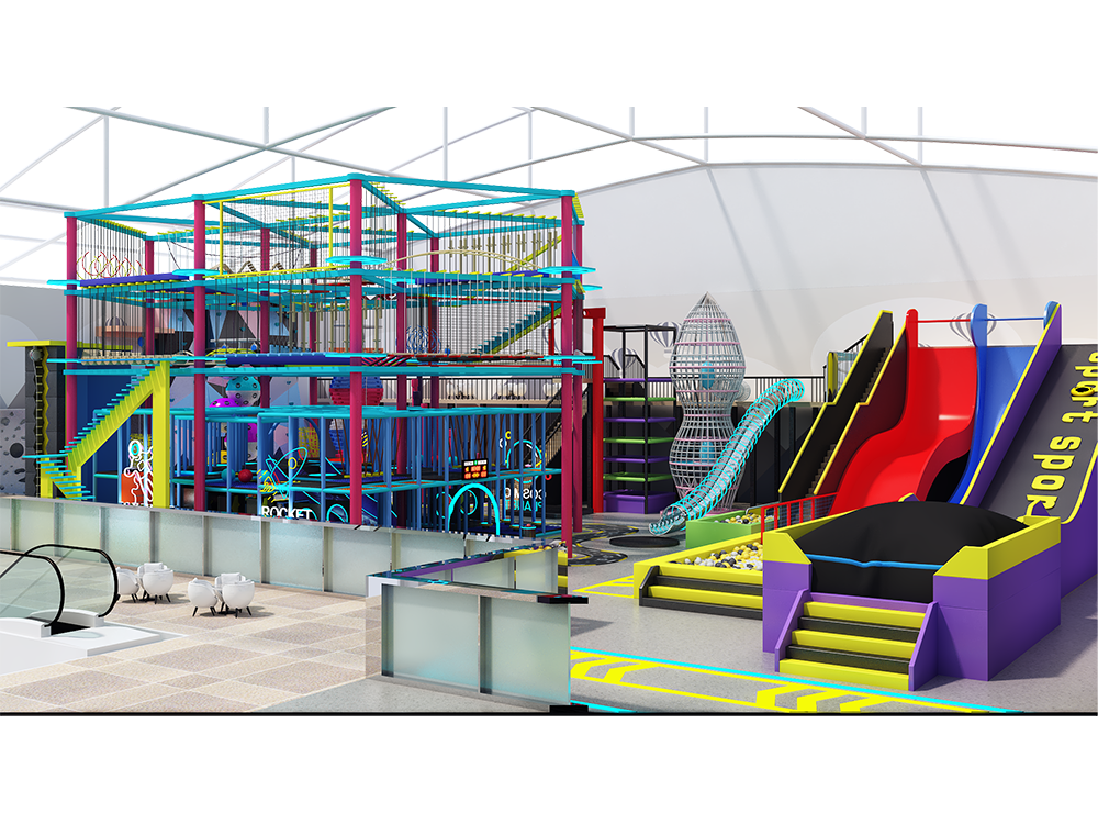 Custom Kids Bungee Bounce Inflatable Trampoline Indoor The Jump City Playground Square Mat Jumping Trampoline Park For Sale