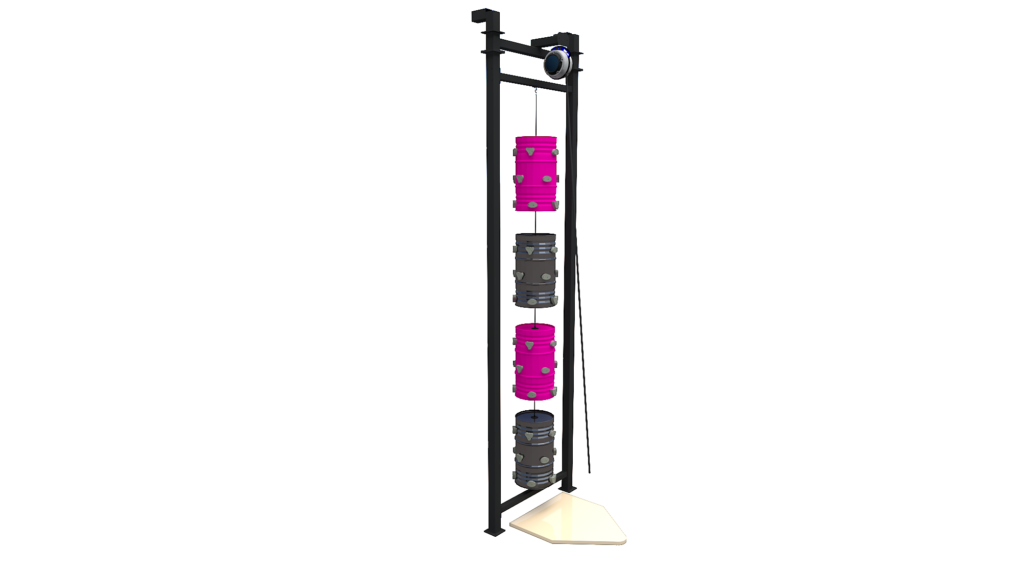 American Ninja Warrior Playground Swings Climbing Frame With Swing Obstacle Course Equipment Ninja Warrior