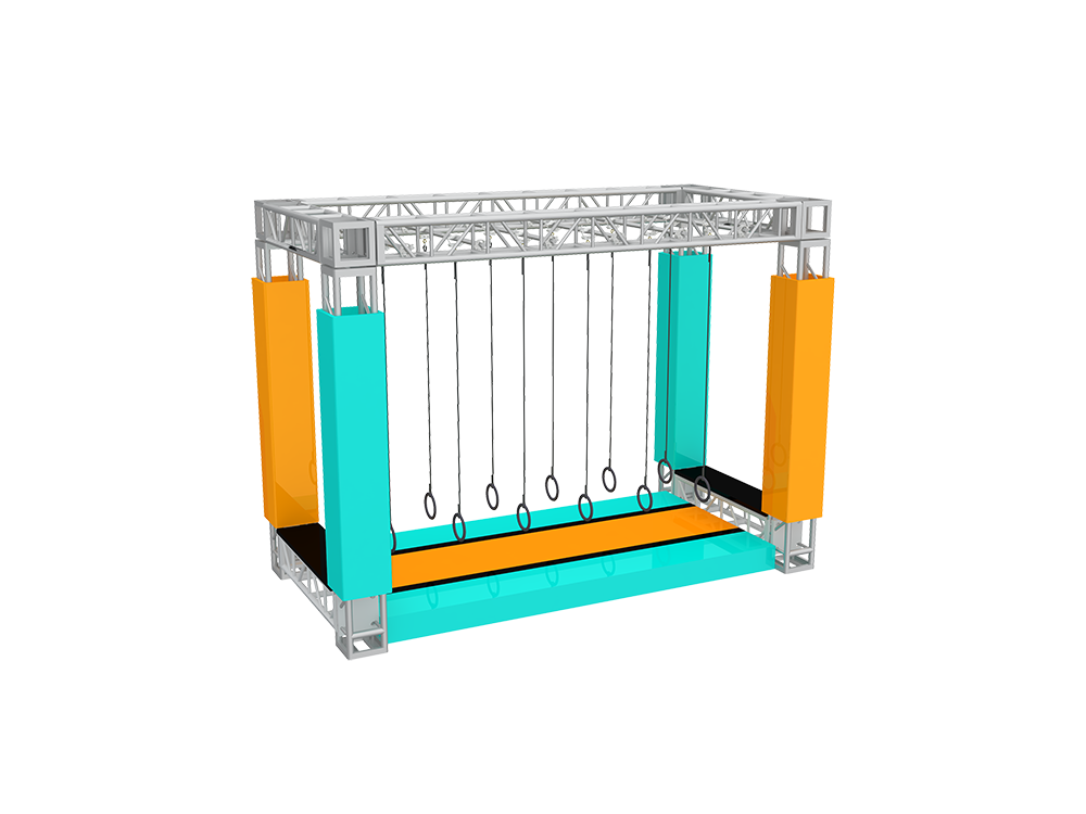Manufacturers Hot Sale Children/Adult Amusement Park Newest Ninja Course, Kids Ninja Warrior