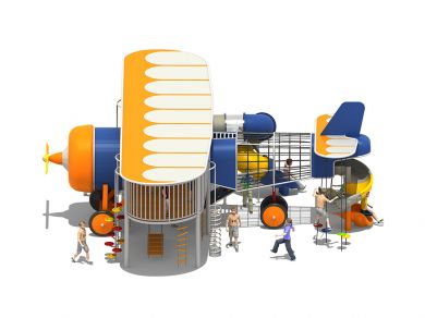 Factory directly supplier popular children favorite airplane outdoor playground