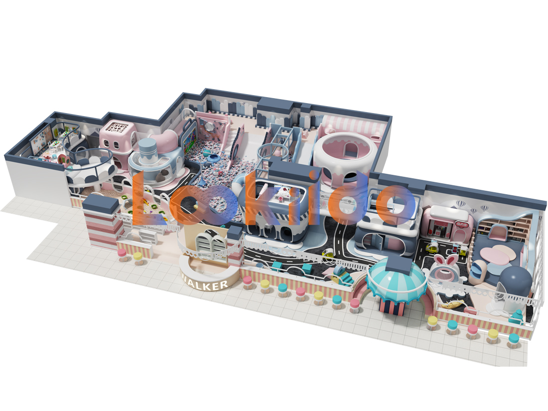 NanHong Square Macaron Soft PlayIndoor Playground
