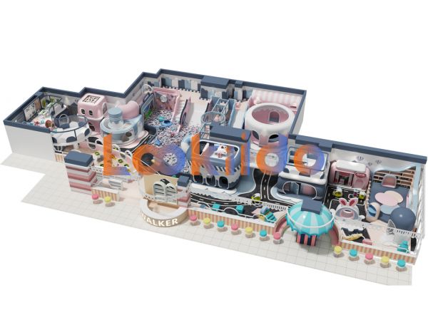 NanHong Square Macaron Soft PlayIndoor Playground